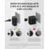 Anker Nano Travel Adapter, 5-Port Power Adapter with 1× 2-Pin AC, 2 USB A, 2 USB C for 20W, Smart Temperature Control, Works in 200+ Countries, not a Voltage Converter, Travel Essentials (1-Pack) - Black